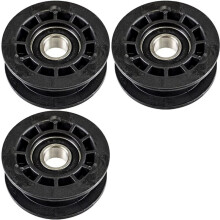 3X for 587969201+587973001 Lawn Mower Idler Pulley Fits LC356VB LC221A Lawn Mower Vehicles Flat Idler