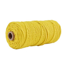 Cordon de macramé en polyester, fil à coudre résistant en 30 couleurs pour le loisir créatif, surface résistante à l'usure, anti-traces,