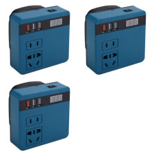 3X Onduleur CC Adaptateur D'Alimentation Onduleur pour Travaux Extérieurs pour