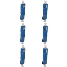 6X Werkzeug für Optische Geräte LC Buchse auf SC Stecker Hybrid Flansch Singlemode 9/125 SM Glas Faser Adapter Stecker
