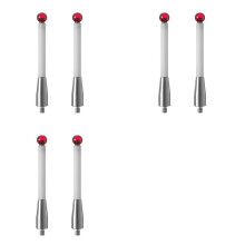6Pcs CMM Probe Stylus 6mm Tip CMM Contact Probes Ceramic Shafts Probe Testing Accessories for Renishaw A-5000-3712