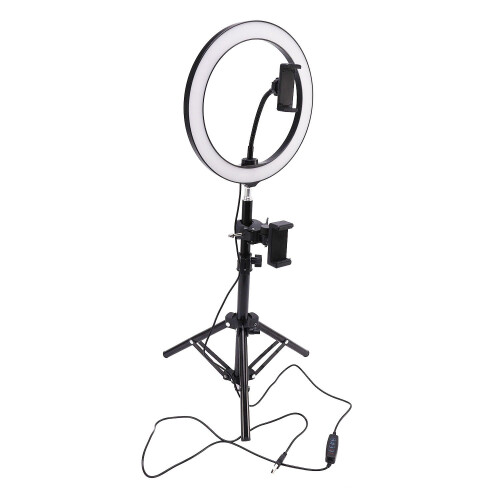 26CM LED Ring Light Dimmable Lighting Kit Phone Selfie Makeup Live Lamp +Tripod 1