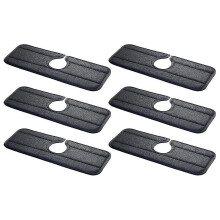 Tapis anti-éclaboussures enveloppants pour robinet, tapis absorbant pour baignoire et lavabo à séchage rapide, tissu en microfibre à forte
