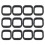 72Pcs String Trimmer Air Filter Kit for  TH23D TH26D TH23 TH26 TJ27 Trimmer Engine for 11010-2530 3