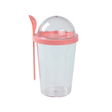 Boîte à porridge avec couvercle et cuillère, sans BPA, pour yaourt, contenant portable et étanche, conserve la fraîcheur des céréales pour le
