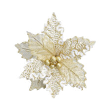 Décorations saisonnières : Poinsettias artificiels, ornements pour sapin de Noël, style rustique et champêtre, projets de décoration à faire