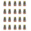 20 Piece 100K Ohm 3 Terminals Linear Taper Rotary Audio B Type Potentiometer Pot 1