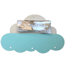 Profil simple et adorable, étagères décoratives en forme de nuage flottant pour une touche moderne et étagères en bois peint non toxique,