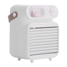 Humidificateur avec veilleuse LED, ventilateur de bureau sans fil écoénergétique et silencieux pour la maison et le bureau, rafraîchisseur d'air