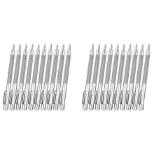 20 Pièces à Tracer En Carbure de Tungstène avec Aimant Stylo de Gravure En Aluminium avec Clip pour Céramique Verre Marbre