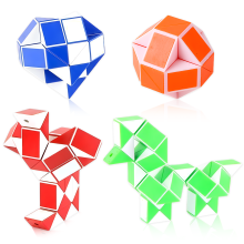 Transformative Magic, jouet serpent anti-stress, 10 pièces de cube serpent magique non toxique et sans danger pour les enfants, puzzle à tordre