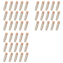 45PC Ceramic Coated MIG Welding Tips Set, 0.8mm Anti-Spatter Nozzles for Enhanced Welding Performance