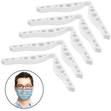 Wielorazowy silikonowy uchwyt na maskę, materiał przyjazny dla skóry Ice-sence, pasek na nos zapobiegający parowaniu, ergonomiczna konstrukcja