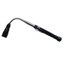 Lampe torche magnétique pour outils auto, atelier et maison, outil de ramassage magnétique rechargeable : aimant télescopique flexible, cadeau