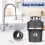2pcs 75499 Flex Coupler Garbage Disposal for ,Flex Discharge Anti-Vibration Tailpipe Mount Coupling 5