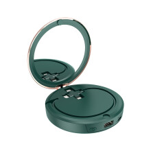 Miroir de maquillage portable Radiant, miroir grossissant double face avec design mains libres, miroir lumineux rechargeable pour chaque instant