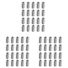 60 Pcs Thread Reducing Nuts, M8 Male to M6 Female Thread Screw Sleeve Bolt Conversion Nuts, Threaded Reducers Adapters
