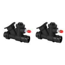 2X Scuba Diving Universal Bcd Power Inflator with 45 Degree Angled Mouthpiece for Standard 1 Inch Hose, K-Shaped Valve
