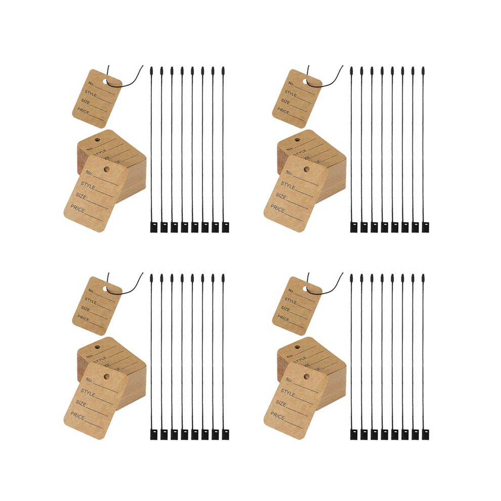 4000 Pieces Price Tags And Hang Tag String, Clothing Tags For Clothing Marking Tags Unstrung Tags Store Tags 6033594503330