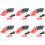 60 Sets Retractable Sheath 4mm Banana Plug Connectors Stackable Wire Solder Multimeter Test Leads Ends Plugs Adapter 1