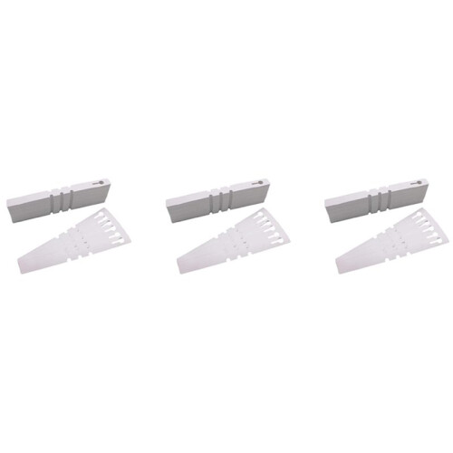1200 Pcs Plastic Plant Labels Wrap Around Tree Tags, Adjustable Nursery Garden Labels with Large Writing Surface, White