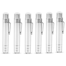 6Pcs Metal Chalk Holder Teacher's Blackboard Saving Chalk Clip Clutch, Silver