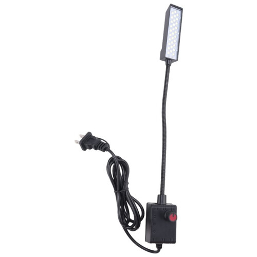 3X Dimmable 30 LED Sewing Machine Light Sewing Lighting for Workbench Lathe Drill Press Flexible Arm Work Lamp US Plug 2