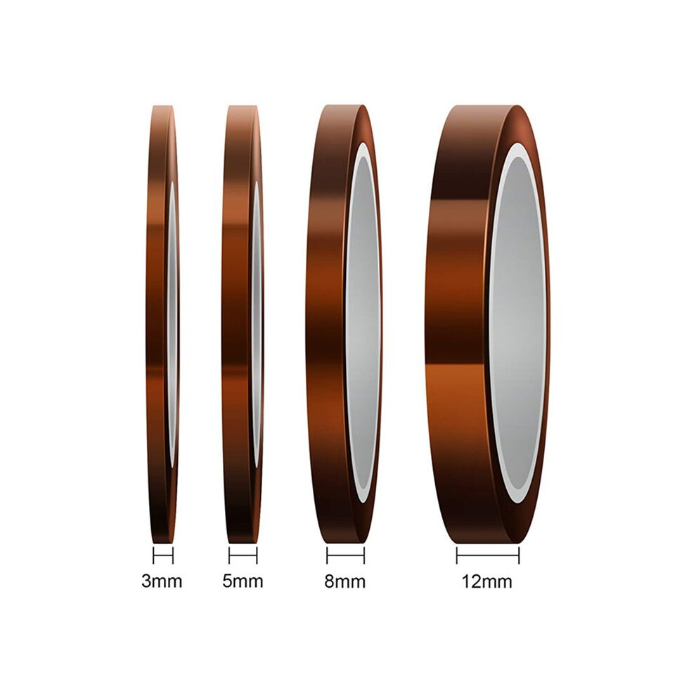 12 Pcs Heat Resistant Tape High Temp Tape Sublimation Tapethermal Tape For Sublimating Print Heat Transfer Insulation 6033963323583