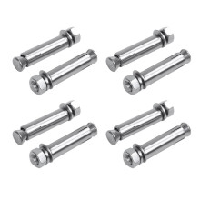 4X M8X60mm Viti di Espansione in Mattoni di Calcestruzzo per Pareti Viti di Ancoraggio per Gancio Chiuso