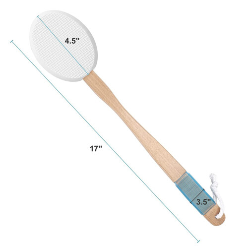 Lotion Applicator for Back, Feet, 16 Replaceable Pads, 4 Long Handle, Back Lotion Applicator for Seniors, Women 2