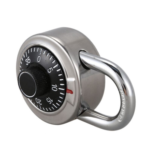 3X Master Coded Lock 50mm with Round Fixed Dial Combination Padlock 1