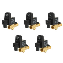 5X AC 220V 1/2Inch Electronic Timed 2Way Air Compressor Gas Tank Automatic Drain Valve