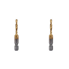 2pcs M4x0.7mm Hex Shank Titanium Plated HSS Screw Thread Metric Tap Drill Bits Screw Compound Tap Open Chamfer Tool