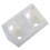 Furniture Cabinet Fastener Corner Braces Angle Brackets White 30Pcs 4