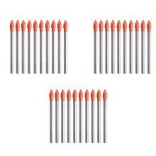 30 Pieces 6MM Glass and Tile Drill Bits Set Carbide Drilling Tool