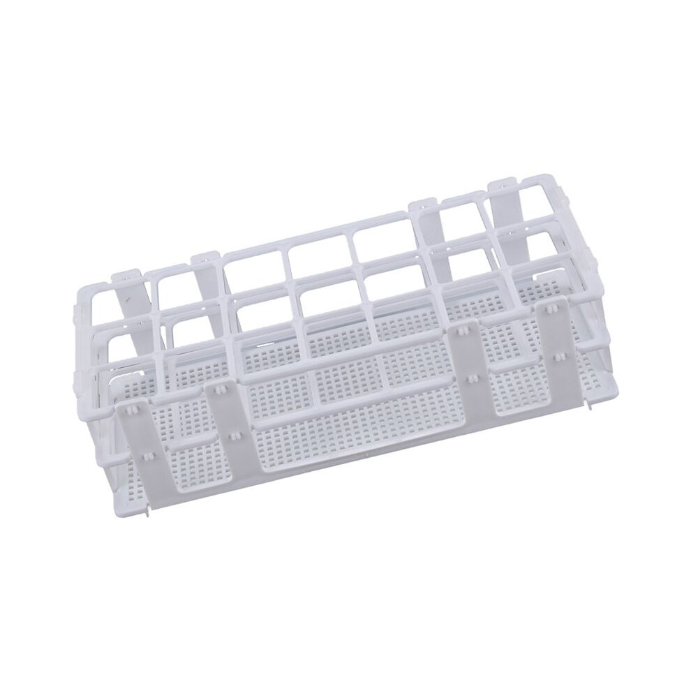 Test Tube Container Rack 6X Plastic Test Tube Rack for 30mm Tube, 21 Well, White,Detachable (21 ...