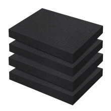 4pcs Foam Cut, 405 X 305 X 25 mm Grid Foam,Foam Insert for Transport, Tool Box, Camera Case, Foam for Packaging, DIY