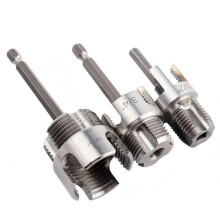 3 Stuks Geïntegreerde Interne en Externe Pijpdraadsnijgereedschap met Dubbele Functie voor 1/2" & 3/4" & 1" PVC