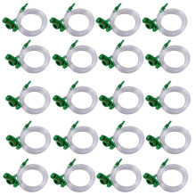 20X 30CC-50CC Plastic Transparent Air Tubing Glue Dispenser Syringe Adapter