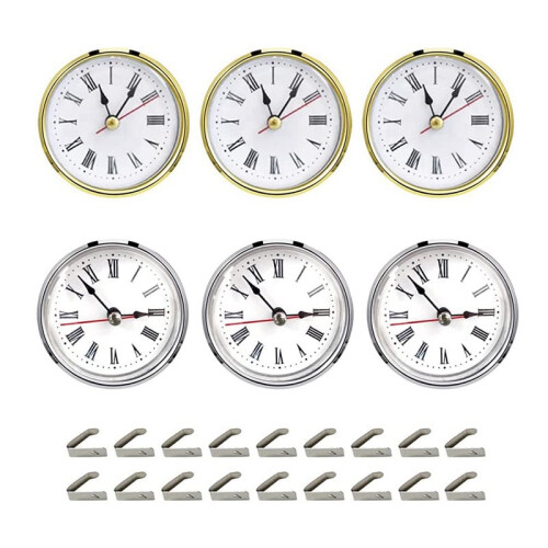 18Pcs Clock Parts for Clock Resin Mold,Clock Pieces for Clock Epoxy Casting Resin Mold 2