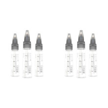 6pcs 0.3mm 0.5mm PT-AB Wash-Free Airbrush Spray Needle Mixing Bottle 50ml Paint Mixing Bottle Wash-Free Airbrush