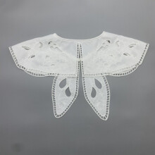 (Bead)Fabric Collar For Women With Floral Pattern And Polyester Material For Winter