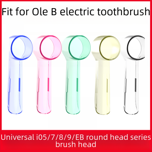 Capas reutilizáveis para cabeças de escova de dentes elétricas, design compacto e leve, compatíveis com Oral-B iO Pro 1000 e 5000 Series, capa à 1