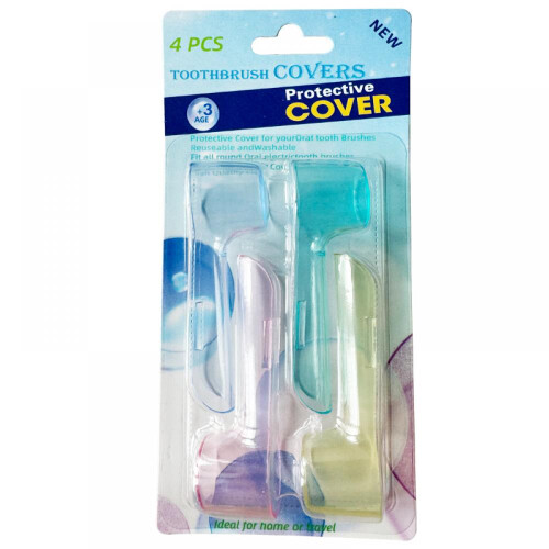 Capas reutilizáveis para cabeças de escova de dentes elétricas, design compacto e leve, compatíveis com Oral-B iO Pro 1000 e 5000 Series, capa à 2
