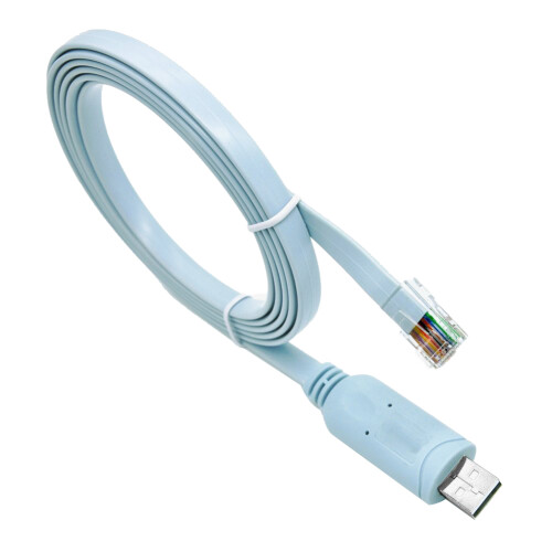 USB RJ45 Console Cable 6ft FTDI Windows 8, 7, Vista, , Linux RS232