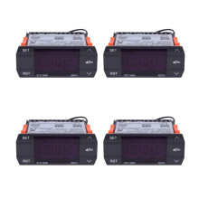 4X STC-3000 110 V-220 V 30A Naciśnij Cyfrowy Termostat Regulatora Temperatury z Narzędziem KontrolująCym Czujnik