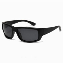 Schwarze Sonnenbrille -Polarisierte HD-Gläser, kontrastreiche Sicht, UV-Schutz