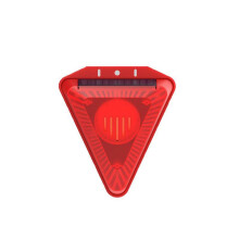 (Red)Solar Timer Bird Repeller 13 Sound Waterproof Outdoor Orchard Animal Protection