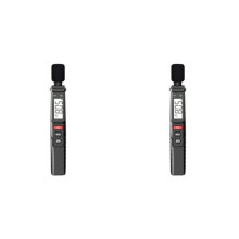 2X Digital Noise Meter Sound Level Meter DB Meter A-Weighted 30-130dB Audio Measuring Instrument Decibel Monitor