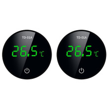 2X Akvarietermometer Aquarium Termometer Touch Stick Digital Aquarium Termometer LED-Display